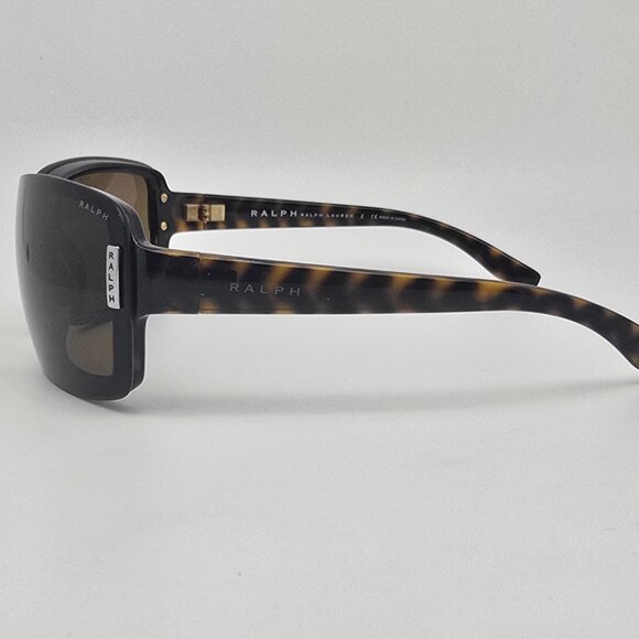 Ralph Lauren RA5019 510/73 Dark Tortoise Frame Brown Lens Shield Sunglasses main image 9